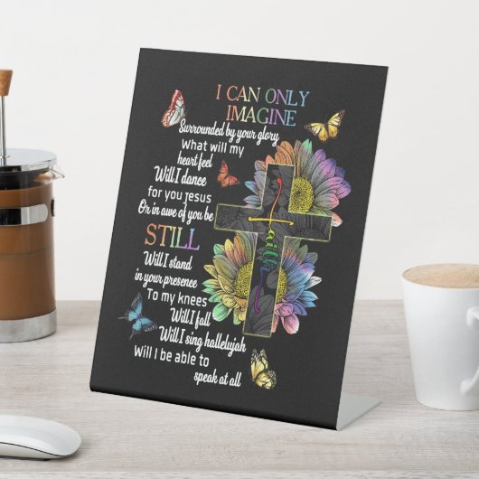 Autismus Bewusstsein, das ich mir nur vorstellen k Sockelschild (In SItu)