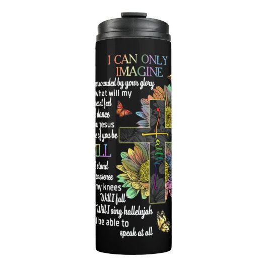 Autismus Bewusstsein, das ich mir nur vorstellen k Thermosbecher (Vorderseite)