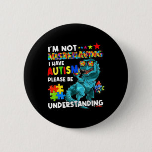 Autismus Bewusstsein, dass ich mich nicht falsch b Button