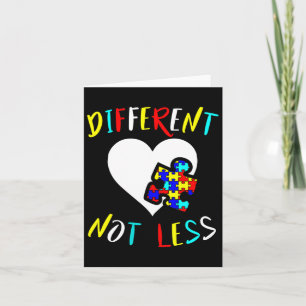 Autismus Bewusstsein Design Geschenk anders als Karte