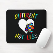Autismus Bewusstsein Design Geschenk anders als Mousepad (Mit Mouse)