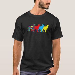 Autismus-Bewusstsein Deutscher Schäferhund Welpe T-Shirt