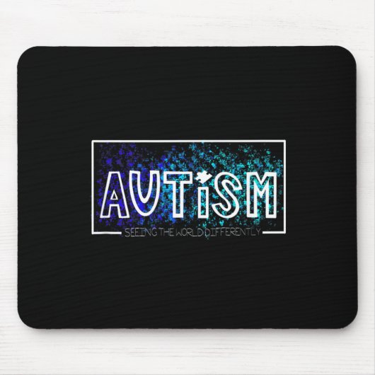 Autismus-Bewusstsein - Die Welt anders sehen Mousepad (Vorne)