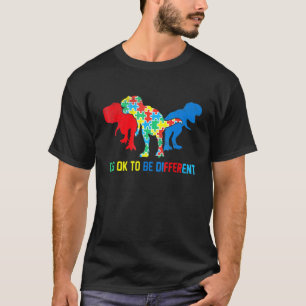 Autismus-Bewusstsein Dinosaurier Dino-Geschenk Jun T-Shirt