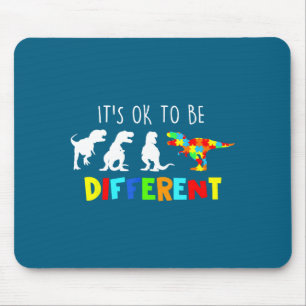 Autismus-Bewusstsein Dinosaurier Junge Jungen Graf Mousepad