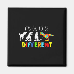 Autismus Bewusstsein Dinosaurier Kid Boys sein Ok Magnet