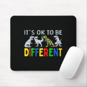 Autismus Bewusstsein Dinosaurier Kinder Boys Es is Mousepad (Mit Mouse)