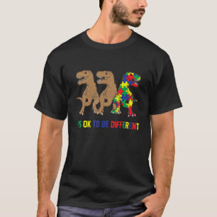 Autismus-Bewusstsein Dinosaurier Liebhaber Dino Ju T-Shirt