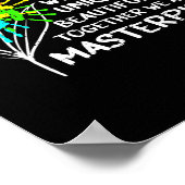 Autismus Bewusstsein Einzigartiges Meisterwerk Coo Poster (Ecke)