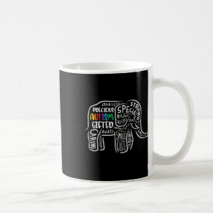Autismus Bewusstsein Elefant Akzeptanz Autistische Kaffeetasse