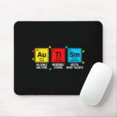 Autismus-Bewusstsein Elemente Periodensystem ASD M Mousepad (Mit Mouse)