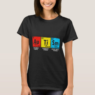Autismus-Bewusstsein Elemente Periodensystem Männe T-Shirt