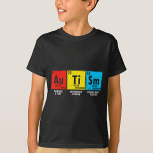 Autismus-Bewusstsein Elemente Periodensystem Männe T-Shirt
