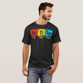 Autismus-Bewusstsein Elemente Periodensystem T-Shirt (Vorne ganz)