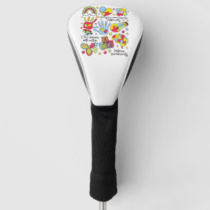 Autismus Bewusstsein Embrace Diversity Neuro-Inklu Golf Headcover