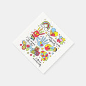 Autismus Bewusstsein Embrace Diversity Neuro-Inklu Serviette (Ecke)