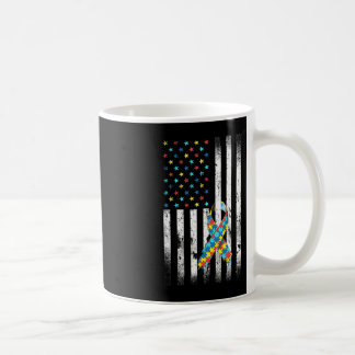 Autismus Bewusstsein erschüttert amerikanisches Fl Kaffeetasse