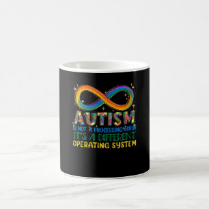 Autismus-Bewusstsein Es Ist Ein Anderes Betriebssy Kaffeetasse