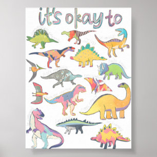 Autismus-Bewusstsein Es ist okay, anders zu sein L Poster