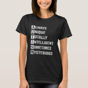 Autismus-Bewusstsein Familie Immer Einzigartiger A T-Shirt