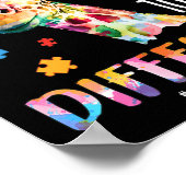 Autismus Bewusstsein Frauen haben sich anders verh Poster (Ecke)