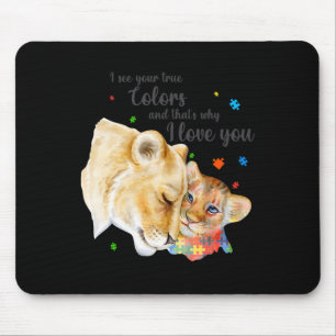 Autismus Bewusstsein Frauen Kinder Akzeptanz ich s Mousepad