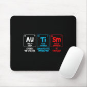 Autismus-Bewusstsein Frauen Männer Kinder Elemente Mousepad (Mit Mouse)