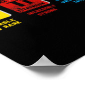 Autismus Bewusstsein Frauen Männer Kinder Elemente Poster (Ecke)