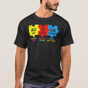 Autismus-Bewusstsein Frauen Männer Kinder Elemente T-Shirt