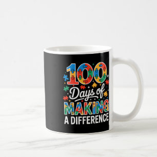 Autismus-Bewusstsein Frohen 100. Schultag Slp Sped Kaffeetasse