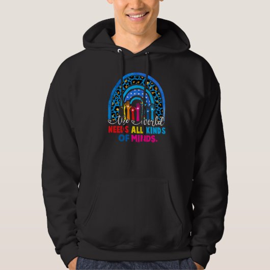 Autismus Bewusstsein für alle Arten von Minds Auti Hoodie (Vorderseite)