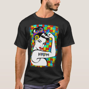 Autismus Bewusstsein für Mama Krieger Kinder Autis T-Shirt