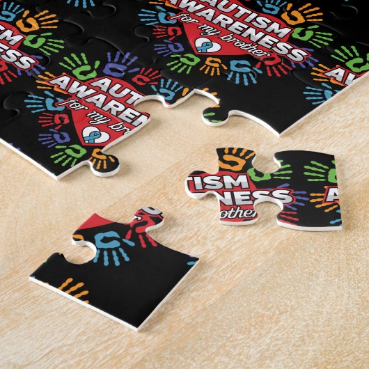 Autismus-Bewusstsein für meinen Bruder Puzzle (Seite)