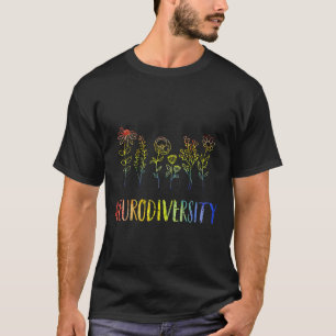 Autismus Bewusstsein für Neurovielfalt ADHS Rainbo T-Shirt