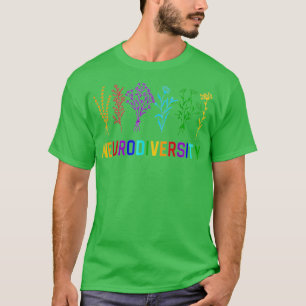 Autismus Bewusstsein für Neurovielfalt ADHS Rainbo T-Shirt