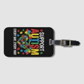 Autismus-Bewusstsein Gepäckanhänger (Vorderseite (Horizontal))