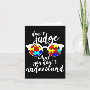 Autismus Bewusstsein Geschenk Design Autistische K Karte