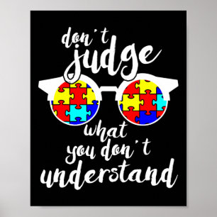 Autismus Bewusstsein Geschenk Design Autistische K Poster