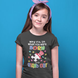 Autismus Bewusstsein hebt Inspiration hervor T-Shirt