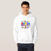 Autismus-Bewusstsein Herren Pullover Hoodie (Vorne ganz)