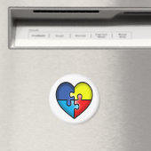 Autismus Bewusstsein Herz Magnet (In Situ (Geschirrspüler))