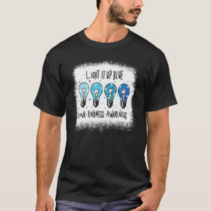 Autismus-Bewusstsein I Licht es Blau an T-Shirt