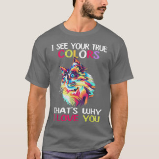 Autismus Bewusstsein, ich sehe Ihre wahren Farben T-Shirt