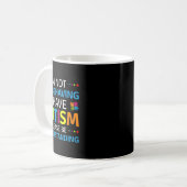 Autismus-Bewusstsein Ich verhalte mich nicht falsc Kaffeetasse (Vorderseite Links)