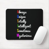 Autismus Bewusstsein immer einzigartig Mousepad (Mit Mouse)