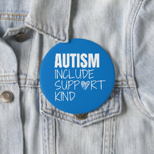 Autismus Bewusstsein. Include.support.kind. Button