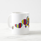 Autismus-Bewusstsein Kaffeetasse (Vorderseite Links)