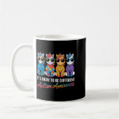 Autismus-Bewusstsein Kaffeetasse (Links)