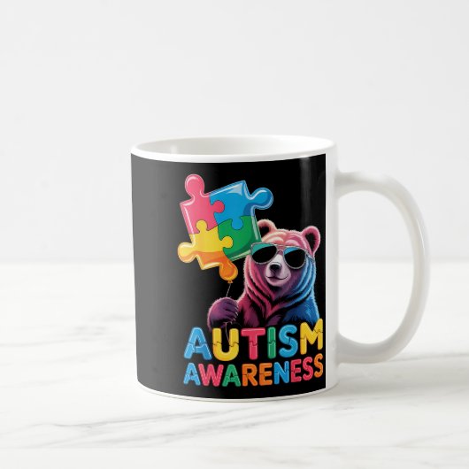 Autismus-Bewusstsein Kaffeetasse (Rechts)