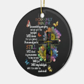 Autismus Bewusstsein, kann ich mir nur vorstellen Keramik Ornament (Links)